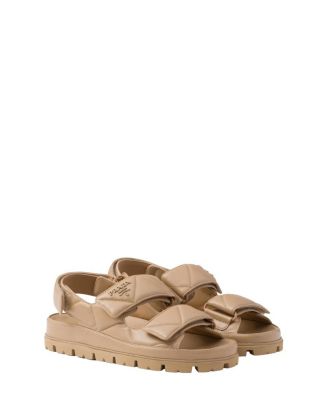  Women's Padded Nappa Leather Sandals