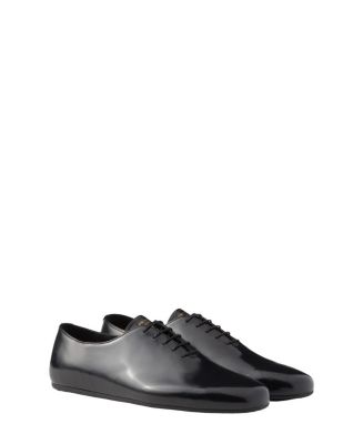 Prada Brushed Leather Lace-Ups | Bloomingdale's Men