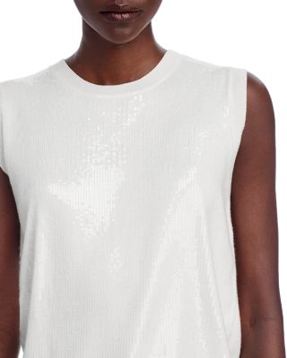 Sequined Knit Top