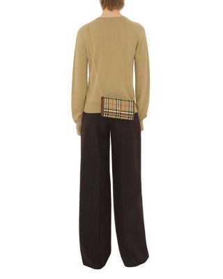 Check Chain Strap Wallet