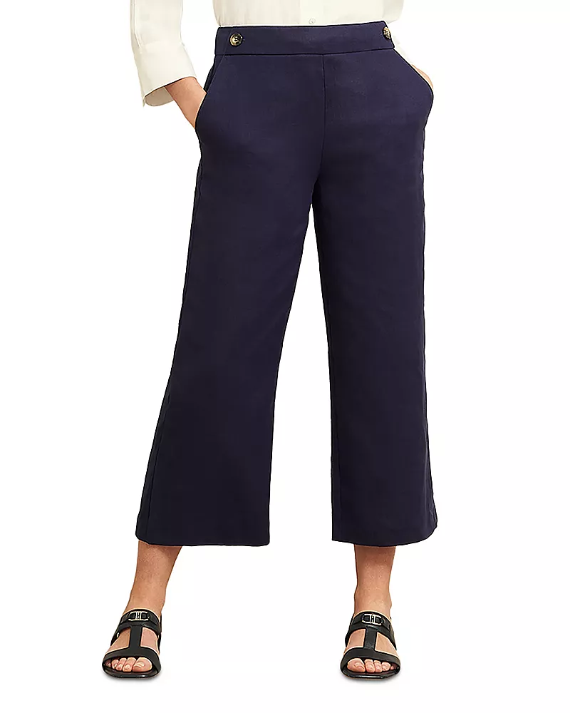 Hobbs London Josephine Linen Wide Leg Pants