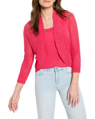 Bolero Linen Blend Cardigan Sweater