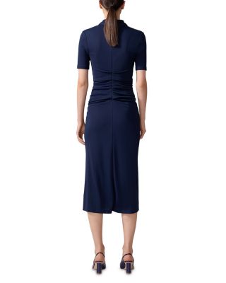 Ruched Polo Dress