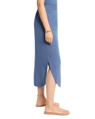 Rumba Linen Dip Skirt