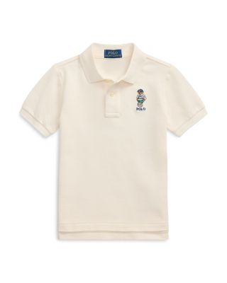 Boys' Polo Bear Cotton Mesh Polo Shirt - Little Kid