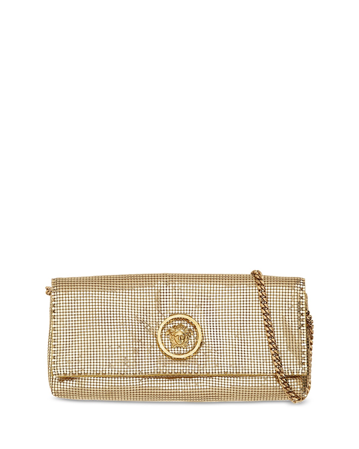 Versace Medusa Clutch in Gold