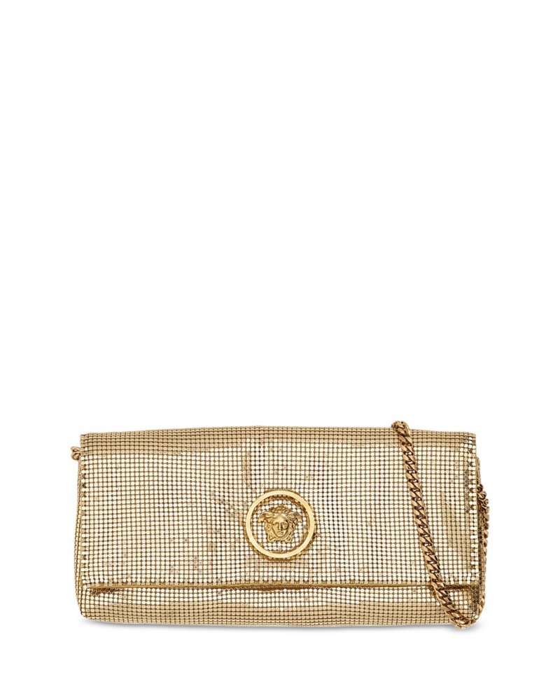 Versace Medusa Clutch in Gold