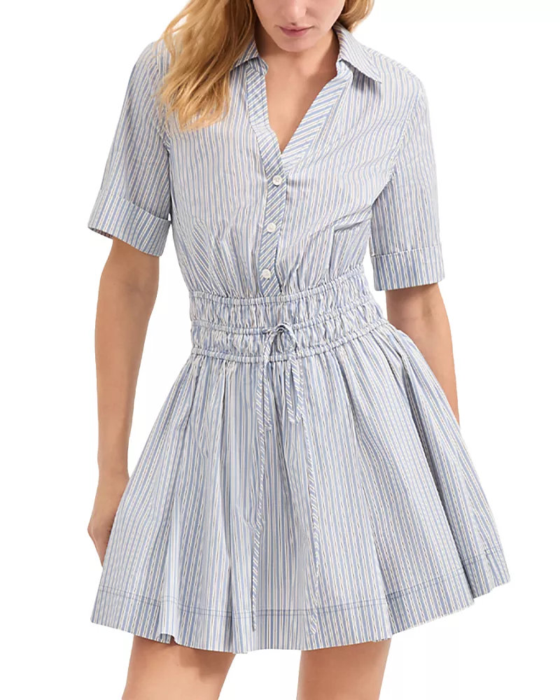 Veronica Beard Susan Poplin Shirt Dress