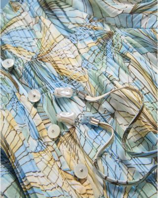 Dorrie Printed Button Front Mini Dress