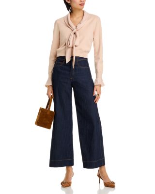 Lenu Tie Neck Sweater