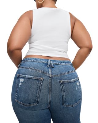 Good Standard Kick Flare Jeans in Indigo1014