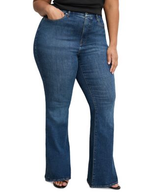 Good Legs Flare Jeans in Blue 004