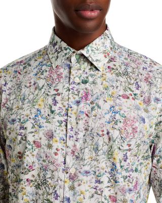 Tailored Floral Print Shirt