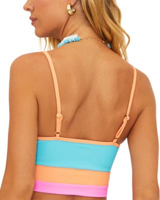 Eva Color Blocked Bikini Top