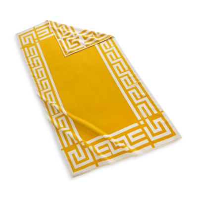 Greek Key Reversible Beach Towel