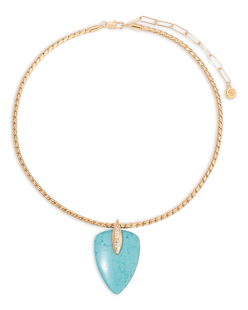 Ettika Turquoise Solstice Pendant Choker Necklace