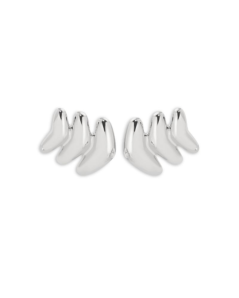 Ettika Metal Moderna Stud Earrings · OS