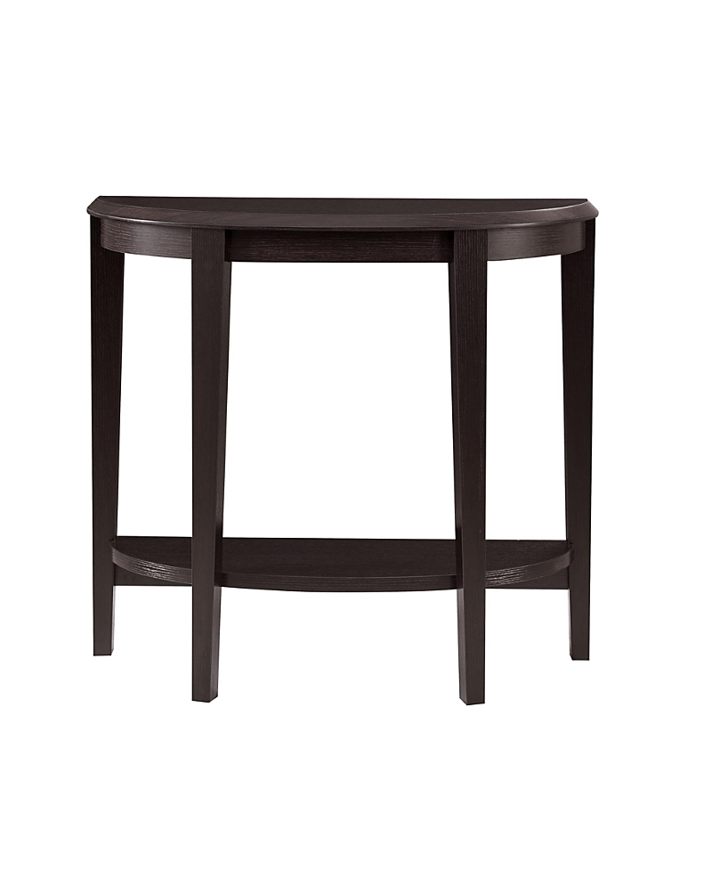 Furniture Of America Yara Half-moon Console Table With Shelf