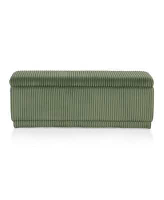 Lyla Chenille Rectangle Storage Bench