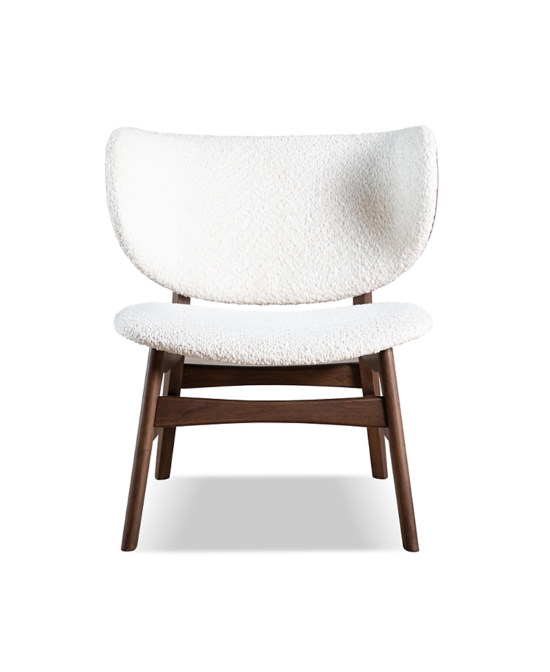 Furniture Of America Shaw Boucle Wingback Accent Chair