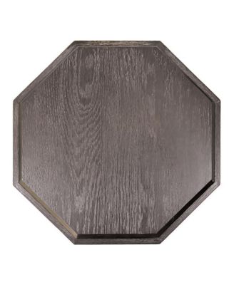  Flonnin Hexagon End Table with Coffer Panels