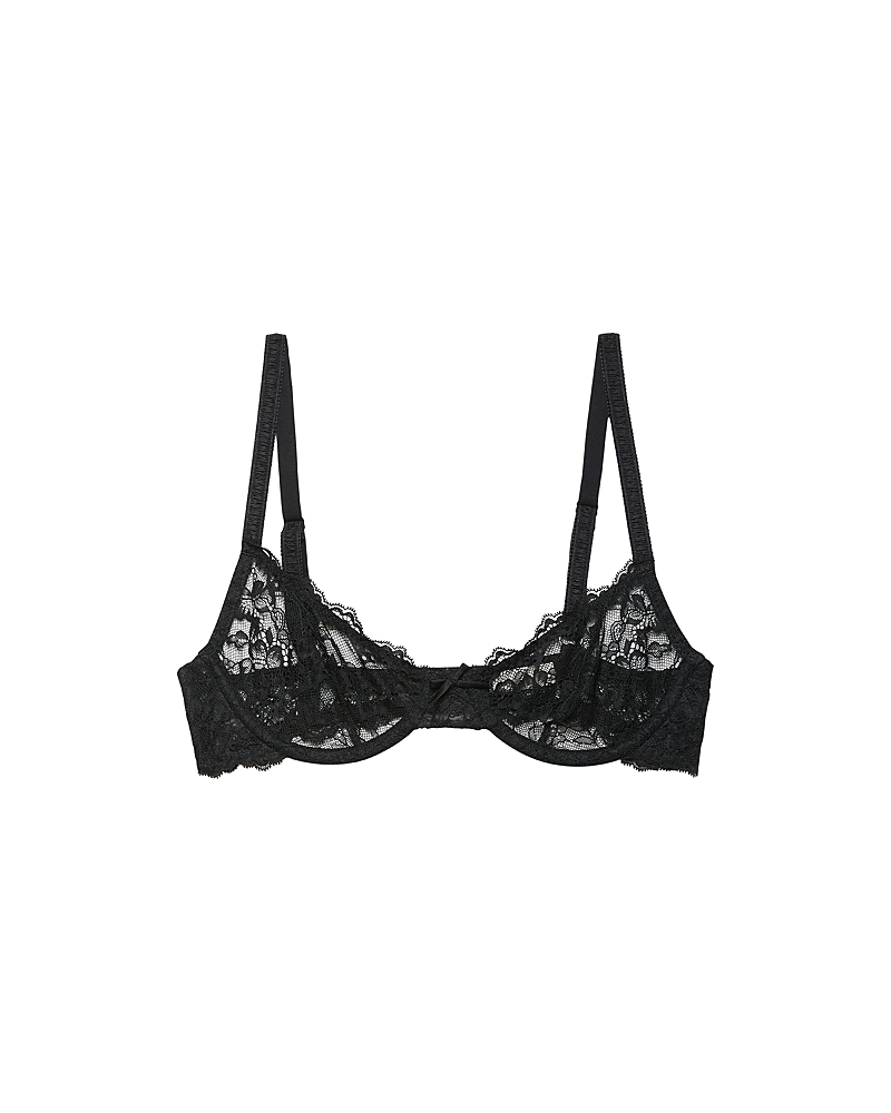 Fleur du Mal Bianca Lace Balconette Bra