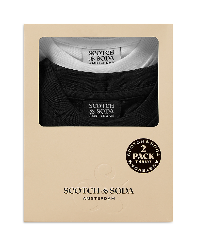 Scotch & Soda Boys' Crewneck Tee, Pack Of 2 - Little Kid, Big Kid