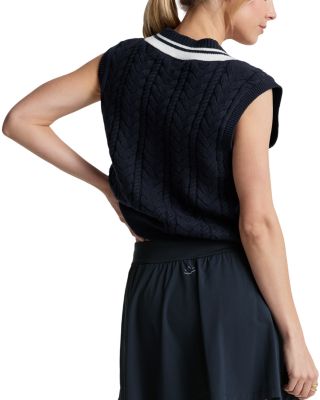 The Cable Knit Sweater Vest