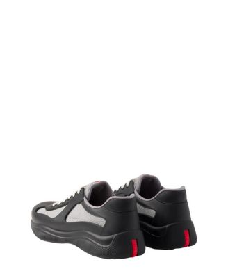 Men's America's Cup Soft Rubber and Bike Fabric Sneakers