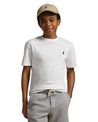 Boys' Embroidered Pony Cotton Tee - Big Kid