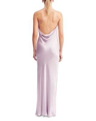 La Lune One Shoulder Cowl Back Gown