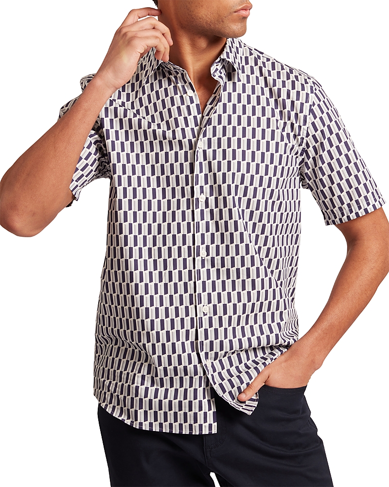 Ted Baker Pearsos Geo Print Shirt
