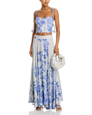 Placed Floral Skirt - Exclusive