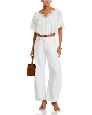 Lace Ruffle Top - Exclusive