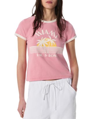 rag & bone Miami Boxy Ringer Tee | Bloomingdale's
