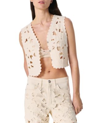 Coralie Floral Cut Out Vest