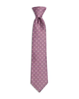 Silk Classic Geometric Tie - Exclusive