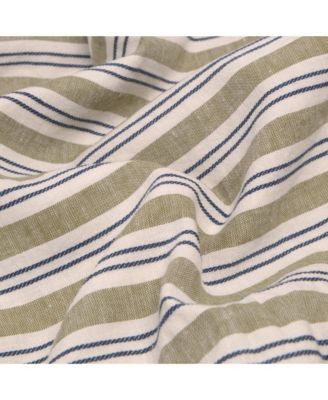 Sommerley Stripe Pillowcase Pair Linen Blend, Queen