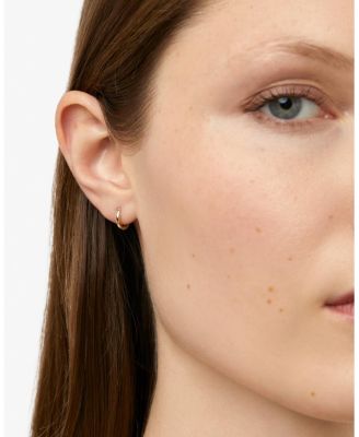 Gold Huggie Hoop Earrings