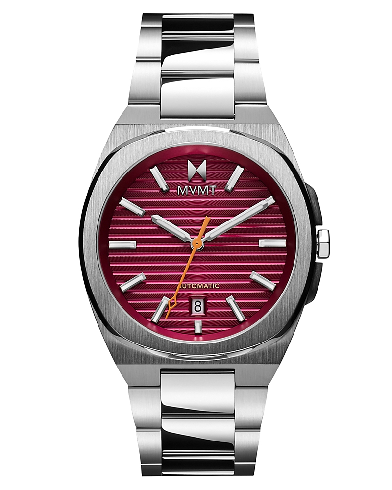Mvmt Men's Odyssey Ii Automatic Silver Tone Stainless Steel Bracelet Watch, 40mm