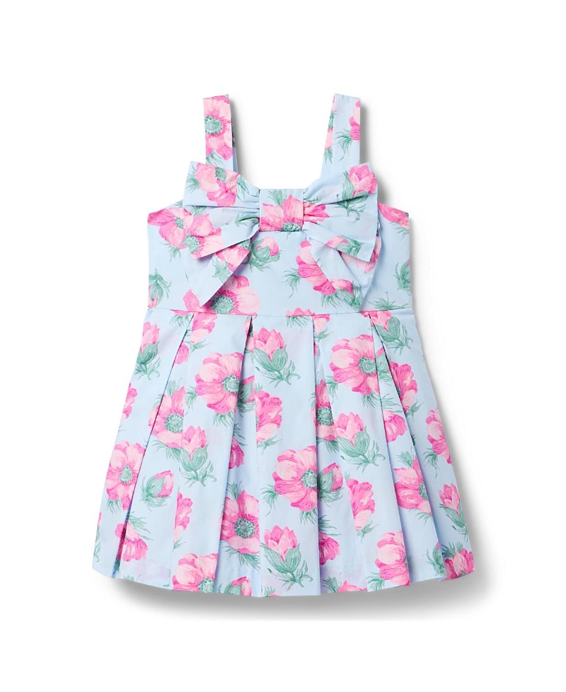 JANIE AND JACK JANIE AND JACK GIRLS' THE BLOSSOM BOW DRESS - BABY, LITTLE KID, BIG KID