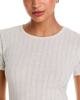 Pointelle Tee