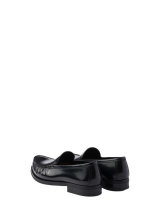  Men's Brushed Leather Loafers