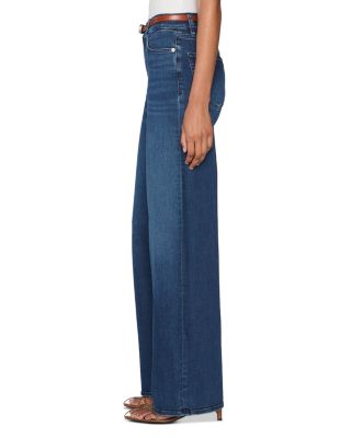 Le Slim Palazzo High Rise Wide Leg Long Jeans
