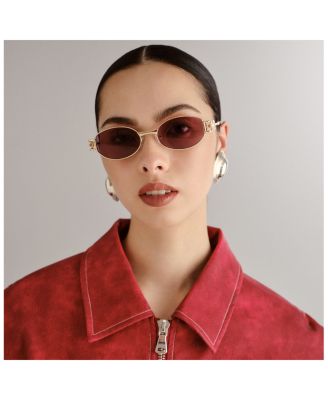 The Forbidden Oval Sunglasses, 53mm