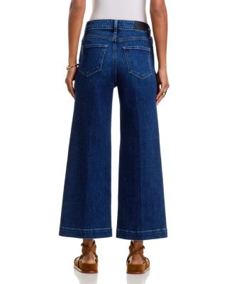 Anessa High Rise Cropped Wide Leg Jeans in Kindered