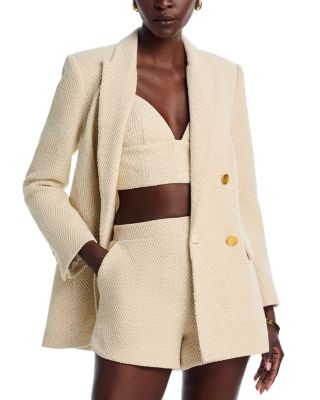 Riva Knit Double Breasted Blazer