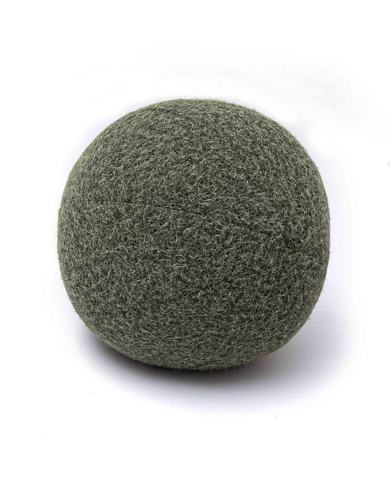 Tov Furniture Boba Long Faux Mohair 9 Ball Pillow