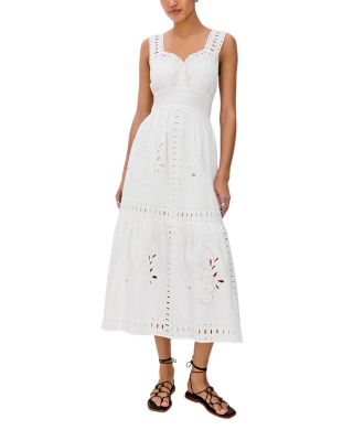 Fawn Eyelet Midi Dress
