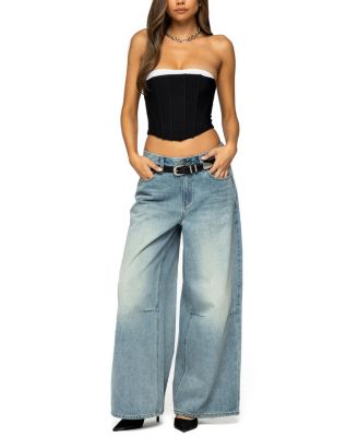 Ryla Contrast Layered Mesh Corset